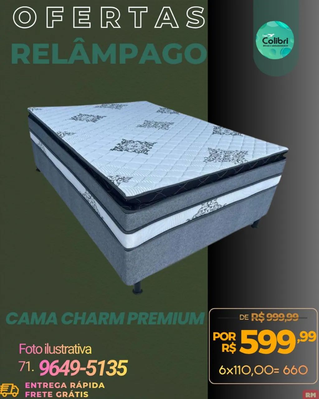 Cama Box Casal Promoção  - Foto 2