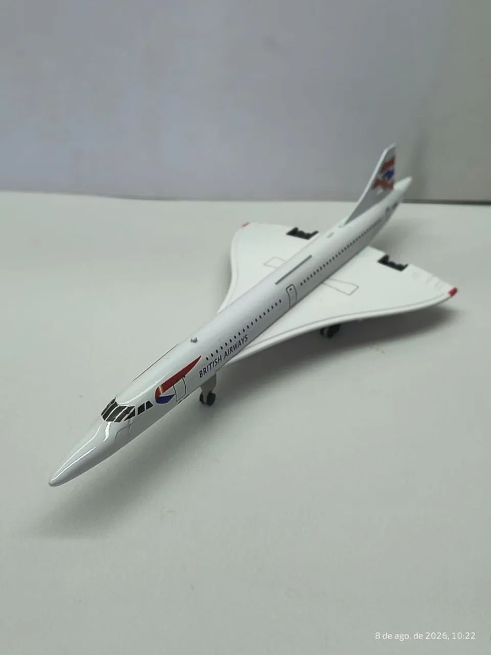 Concorde avião British 20 cm - Foto 2