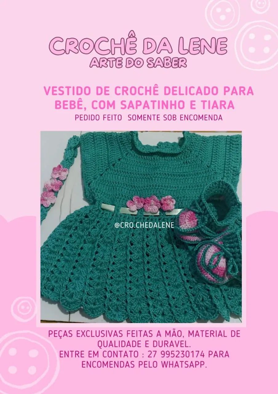 Conjunto infantil crochê 