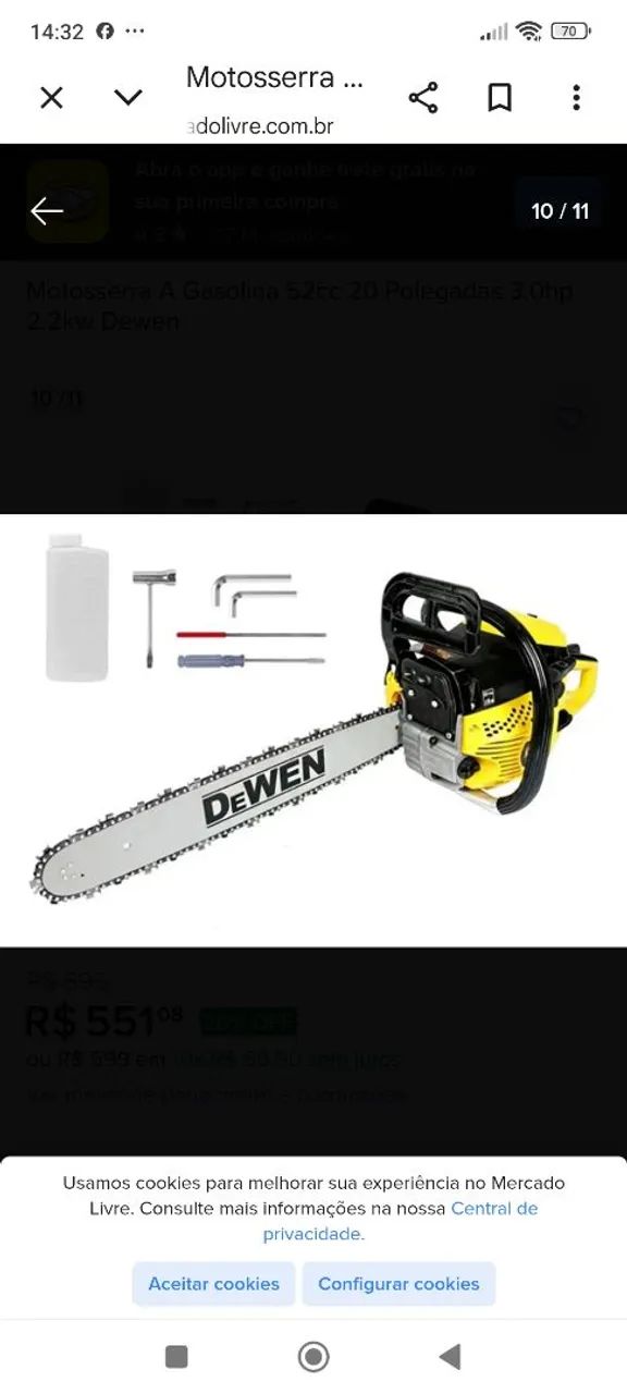 Motosserra Dewalt