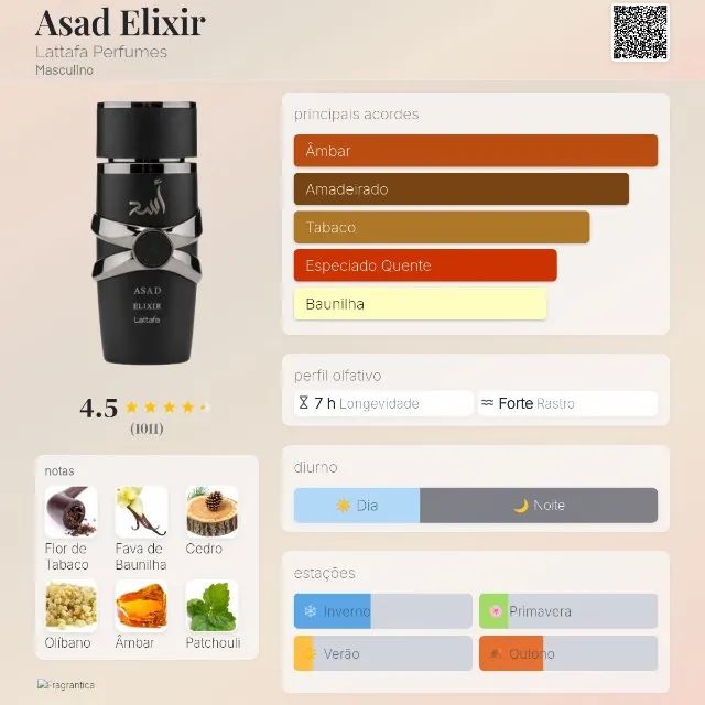 Asad Elixir Lattafa Lacrado Original - Foto 2