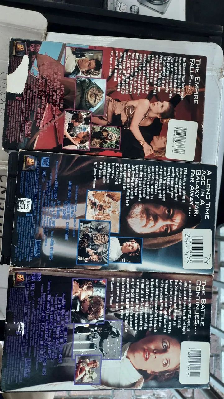 VHS IMPORTADO STAR WARS Triologia Clássica  - Foto 3