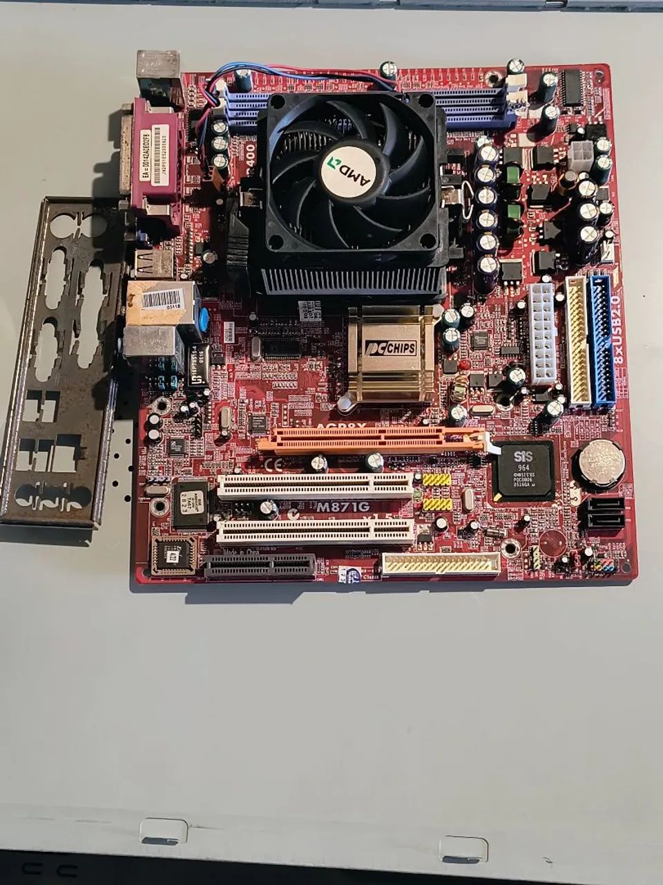 Lote de placas mãe DDR400  - Foto 5