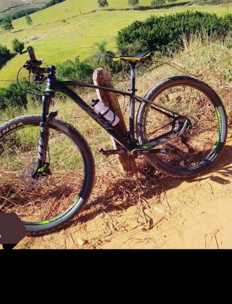 Vendo bike oggi 7.3 preta e verde  - Foto 2