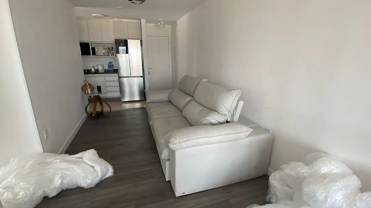 Sofá Premium Semi Novo Retrátil Reclinável com molas ensacadas 2,50m - Foto 2