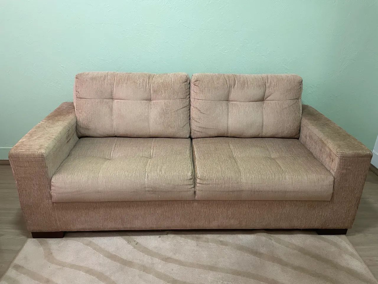 Sofá de chenille 2 e 3 lugares - Foto 4