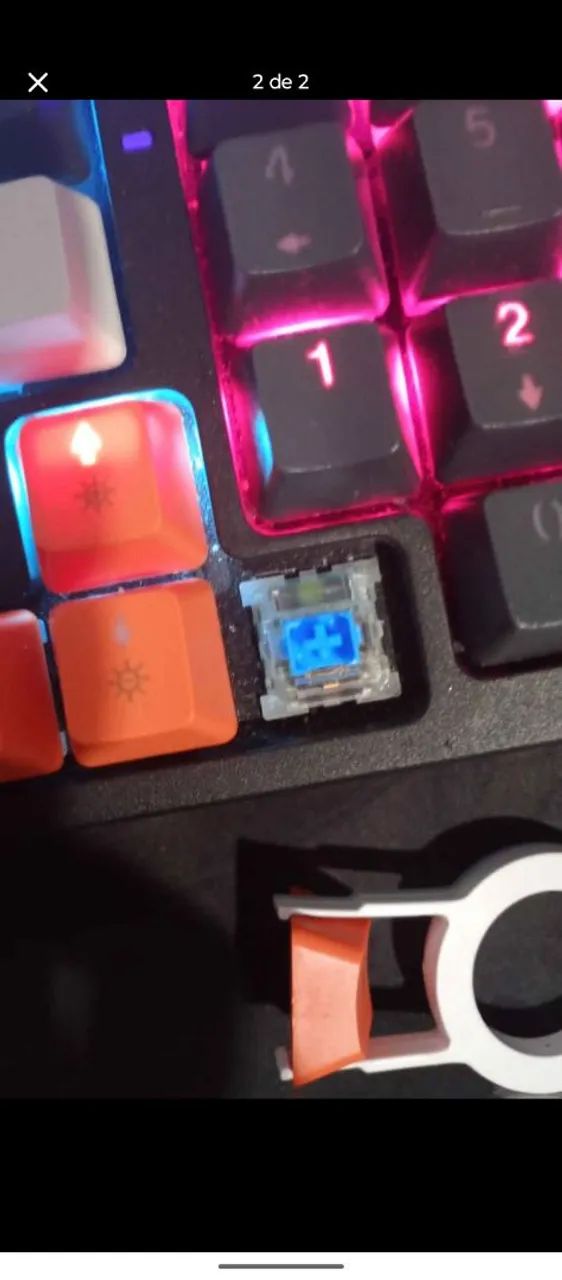 TECLADO MECÂNICO SWITCH BLUE  - Foto 2