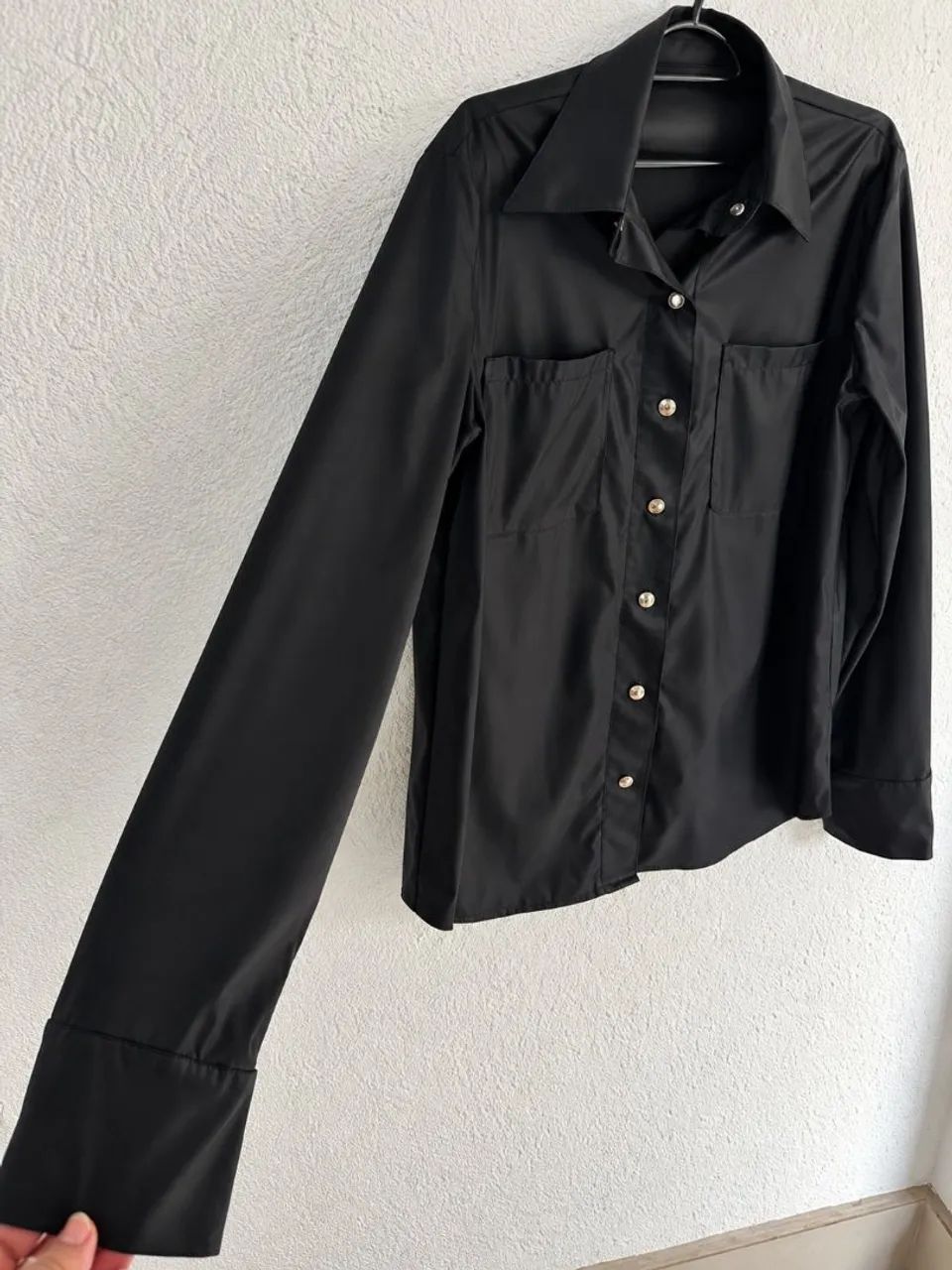 Camisa Feminina Corino ( imitação de couro )  ( G ) - Foto 2