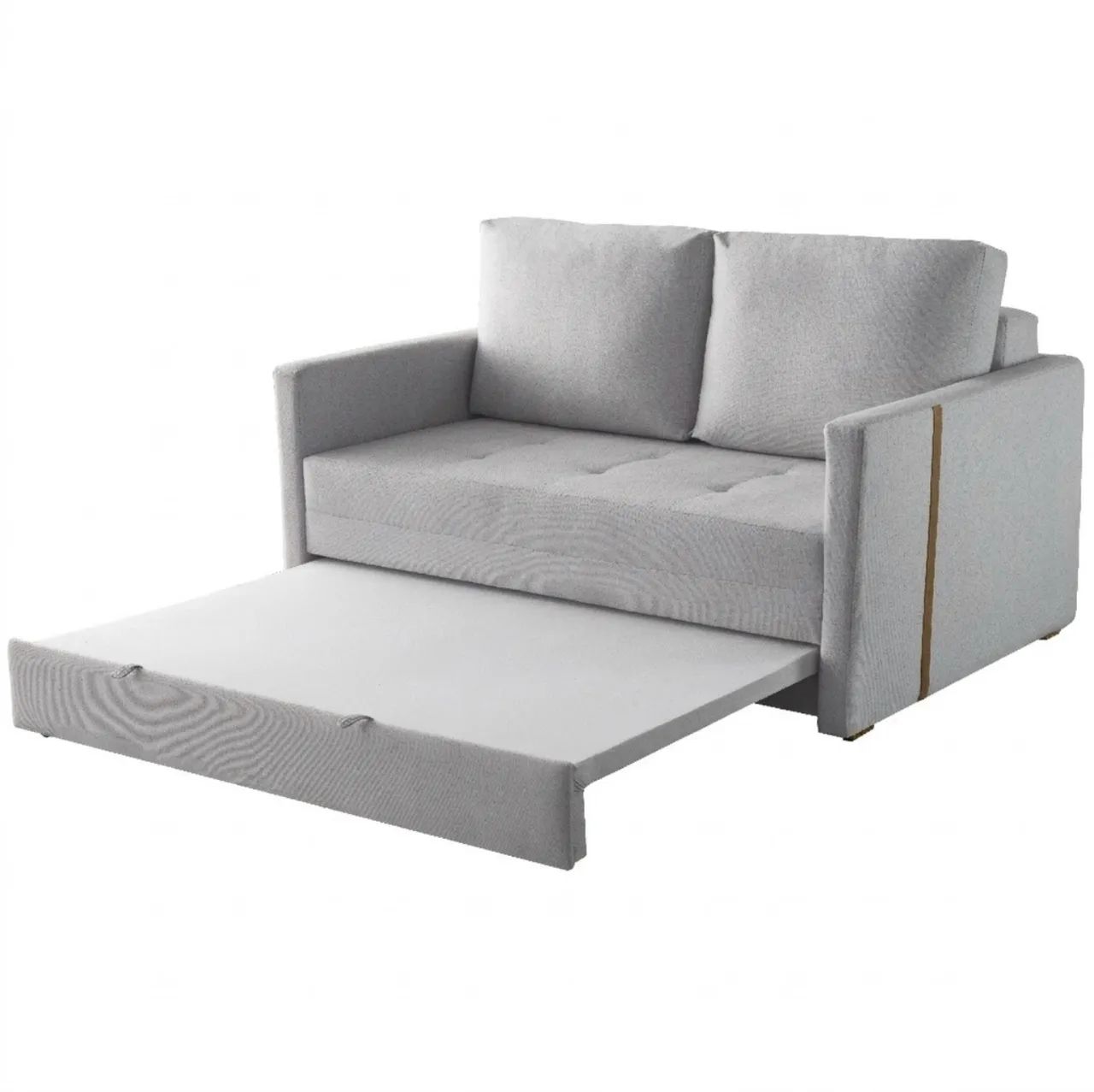 Sofá Cama Monaco - Linho Cinza - Foto 3