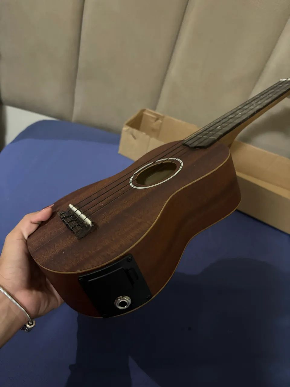 Ukulele Elétrico Vogga VUK309 MH - Foto 4