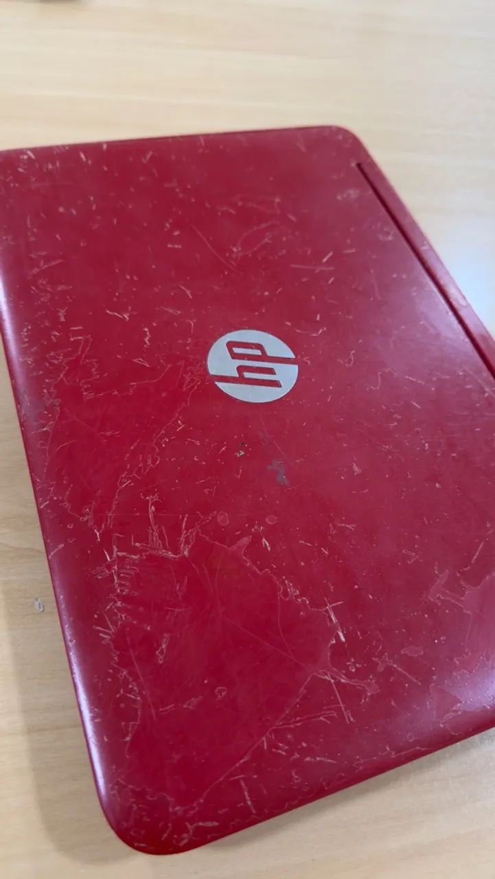 NOTEBOOK HP TOUCHSCREEN - VERMELHO