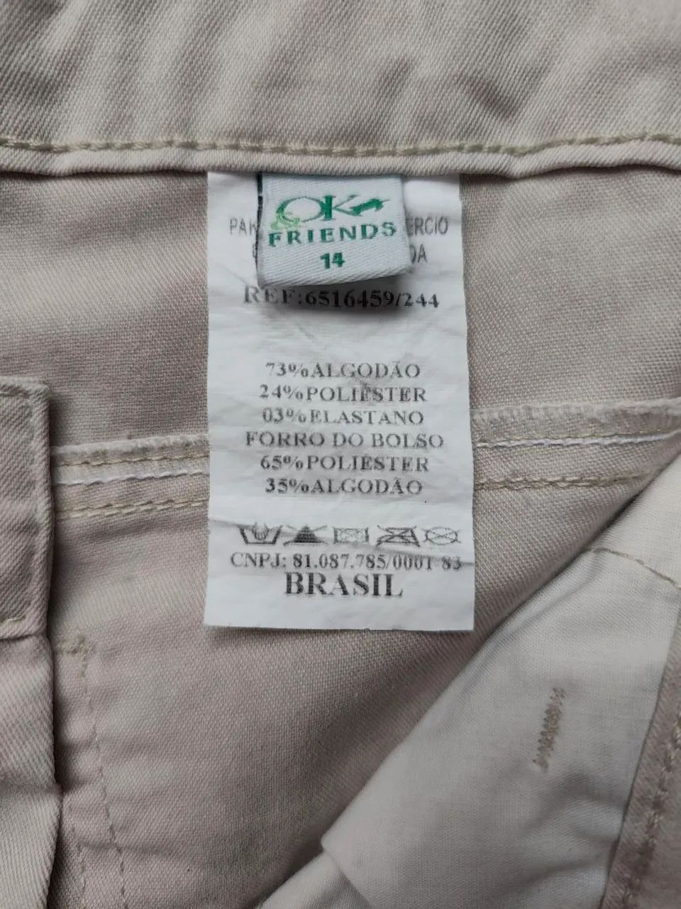 Calça social bege  - Foto 3