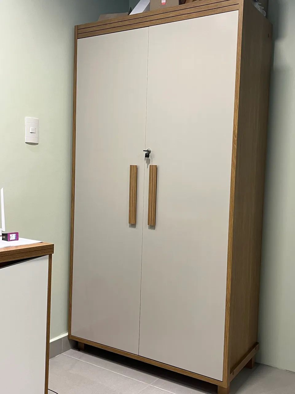 Armário escritório 2 portas com chave  - Foto 2