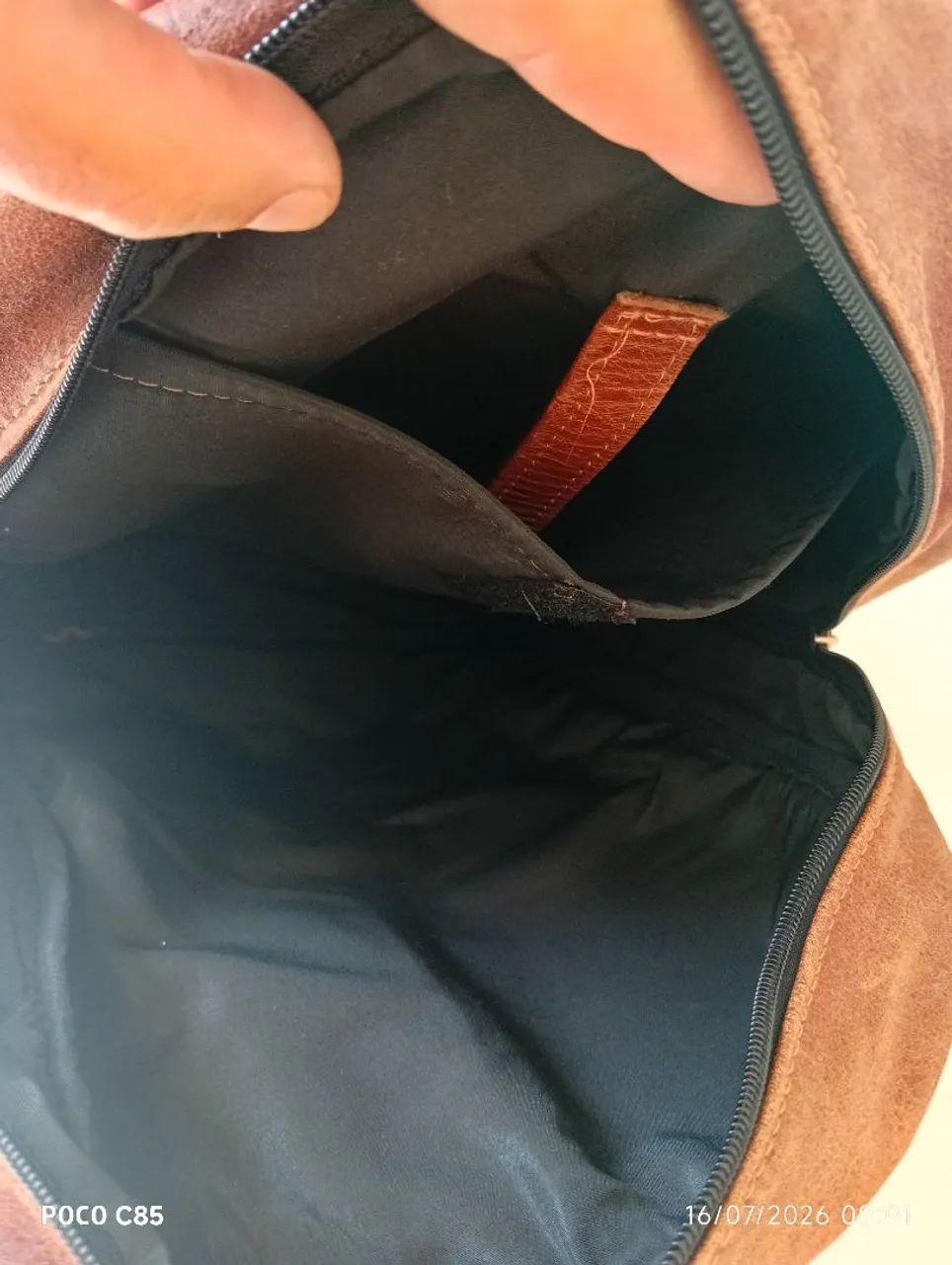 Mochila em couro  - Foto 5