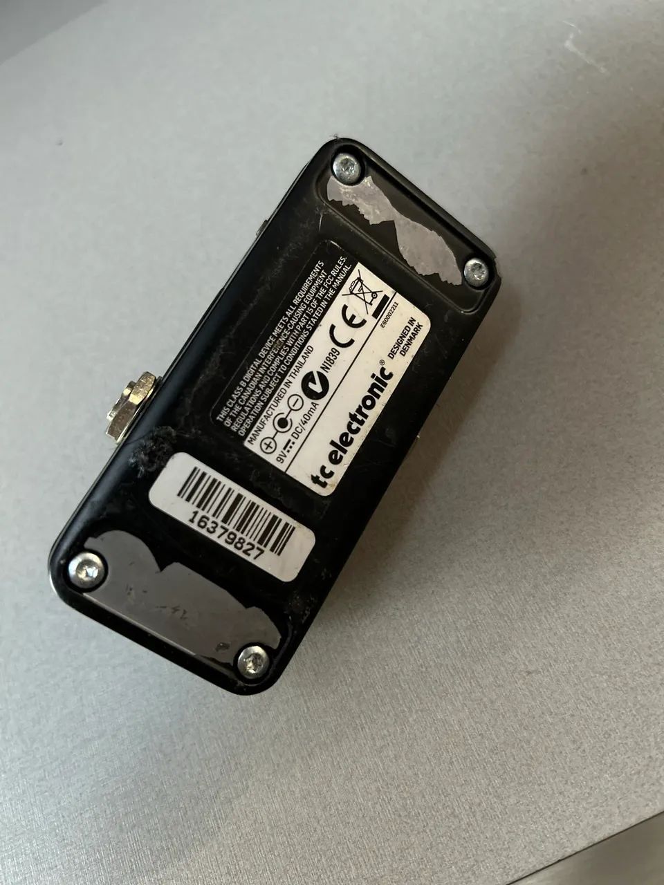 Pedal TC Eletronic Polytune 2 Noir Afinador - Instrumentos