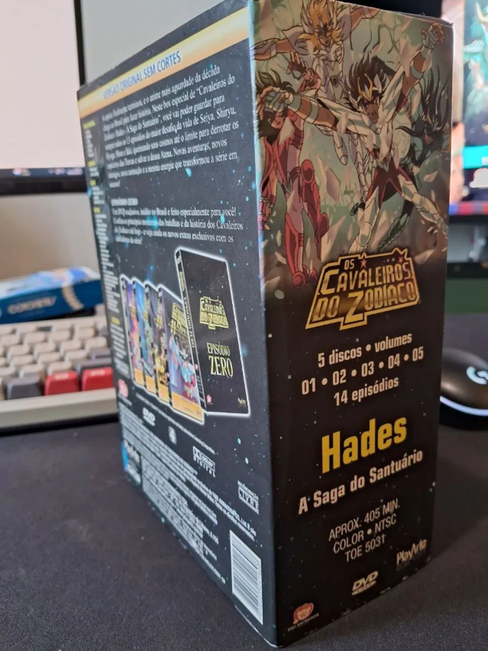 Box DVD Saint Seiya - Os Cavaleiros do Zodíaco Hades: A Saga do