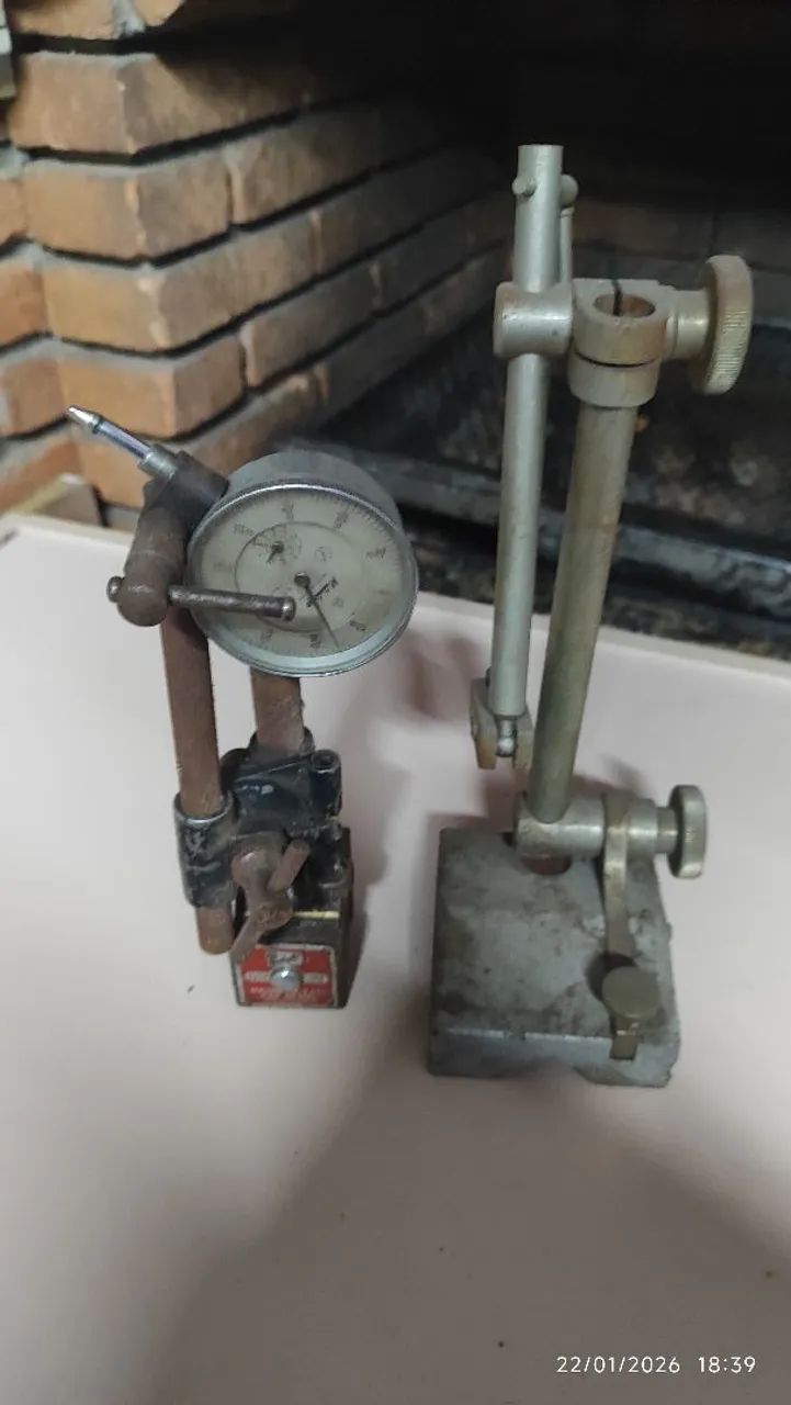 Relógio comparador e base magnética  - Foto 2