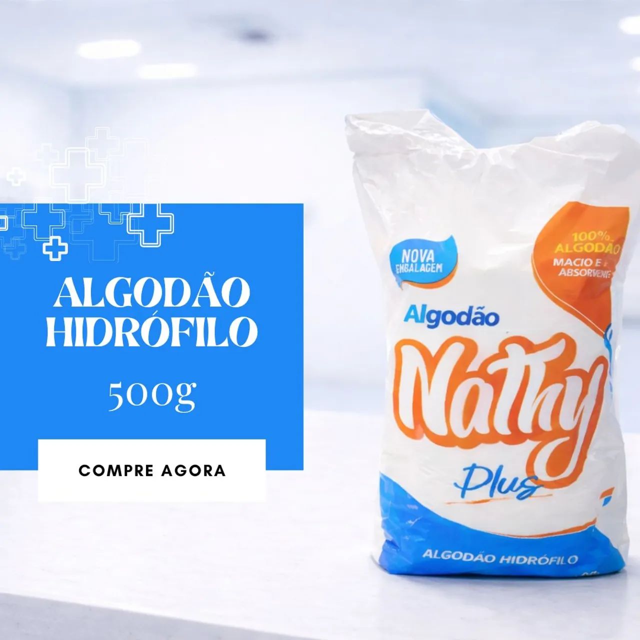 Algodão Hidrófilo 490g