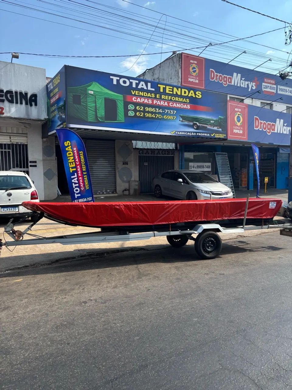 Capa para canoa 