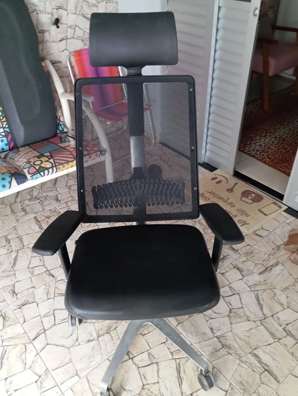 cadeira giratória flexform 