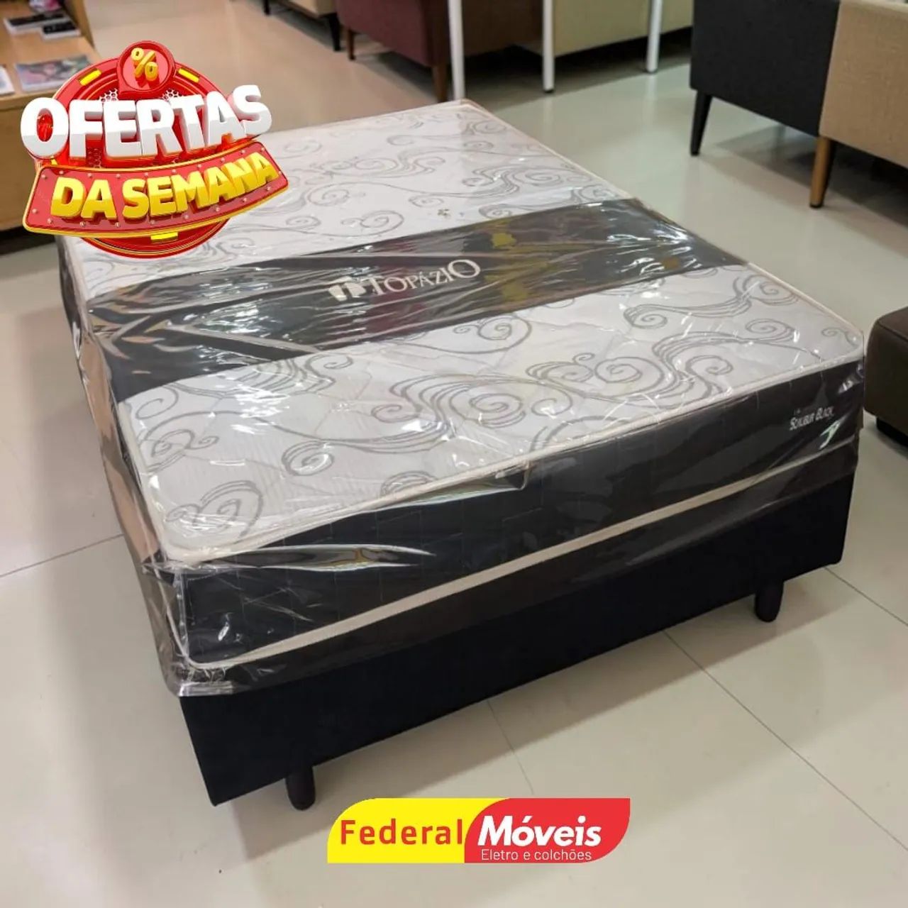 Cama Casal Colchão + Base 1,38m Nova Embalada - Entregamos