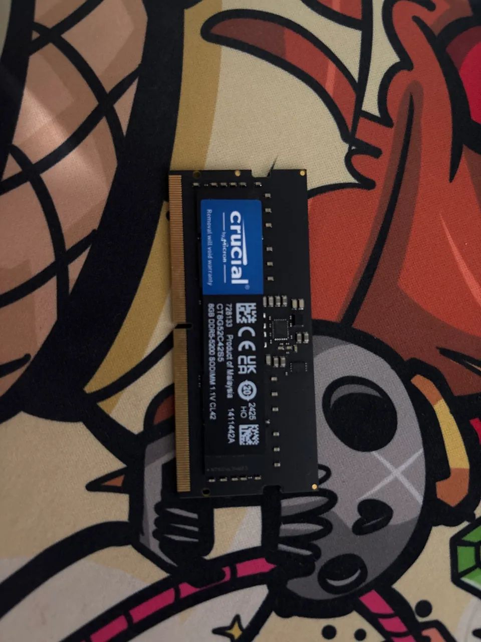 Memória Ram Notebook - 8GB SODIMM DDR5-5200hz - Foto 2
