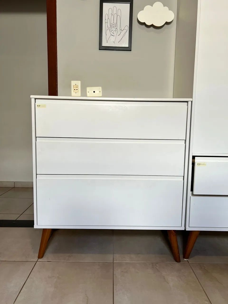 Kit cômoda + armário  - Foto 4