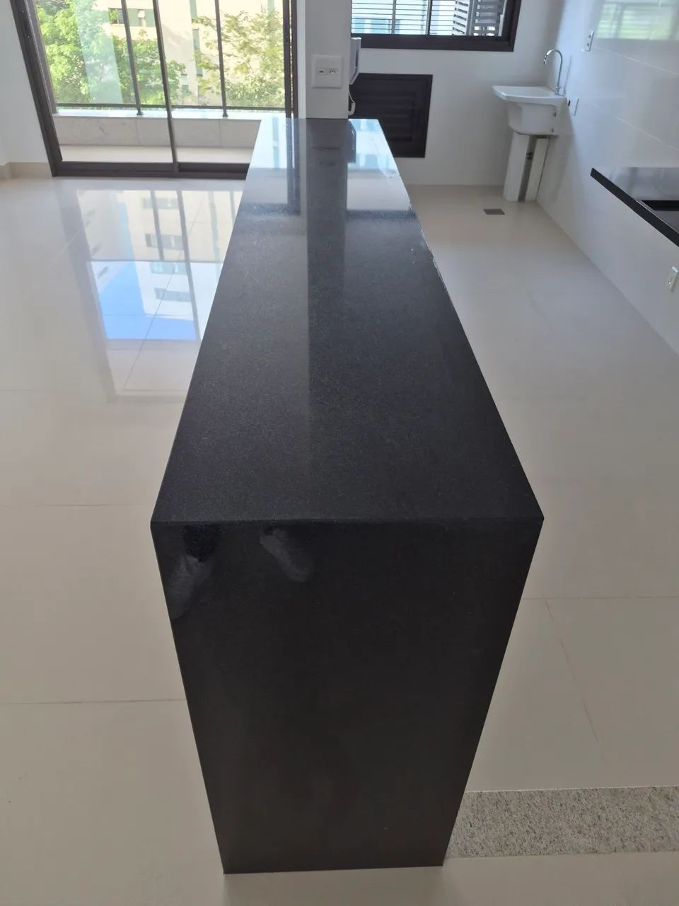 Bancada Granito Preto São Gabriel NOVA 2,50m - Foto 2