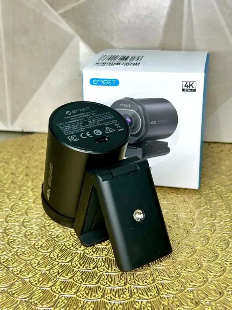 Webcam Emeet Smartcam S600 4K - Melhor que Logitech - Foto 4