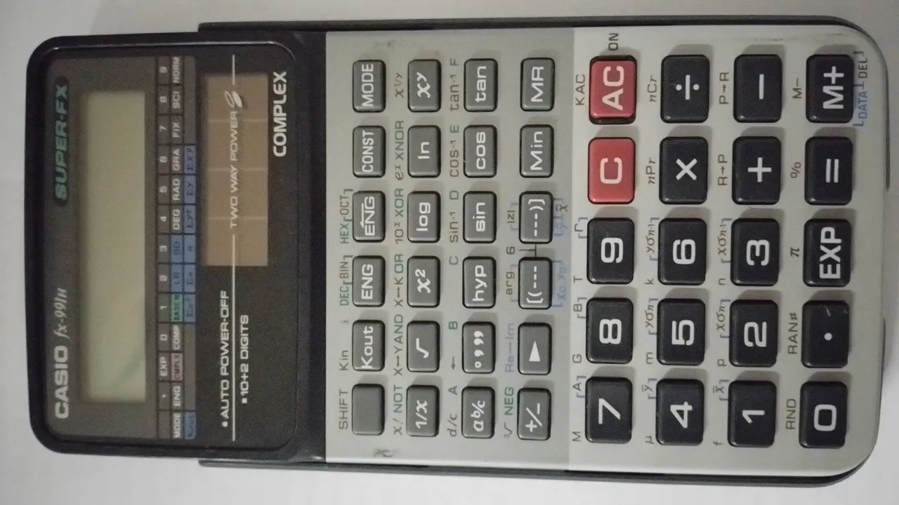 Calculadora casio fx-991h solar 
