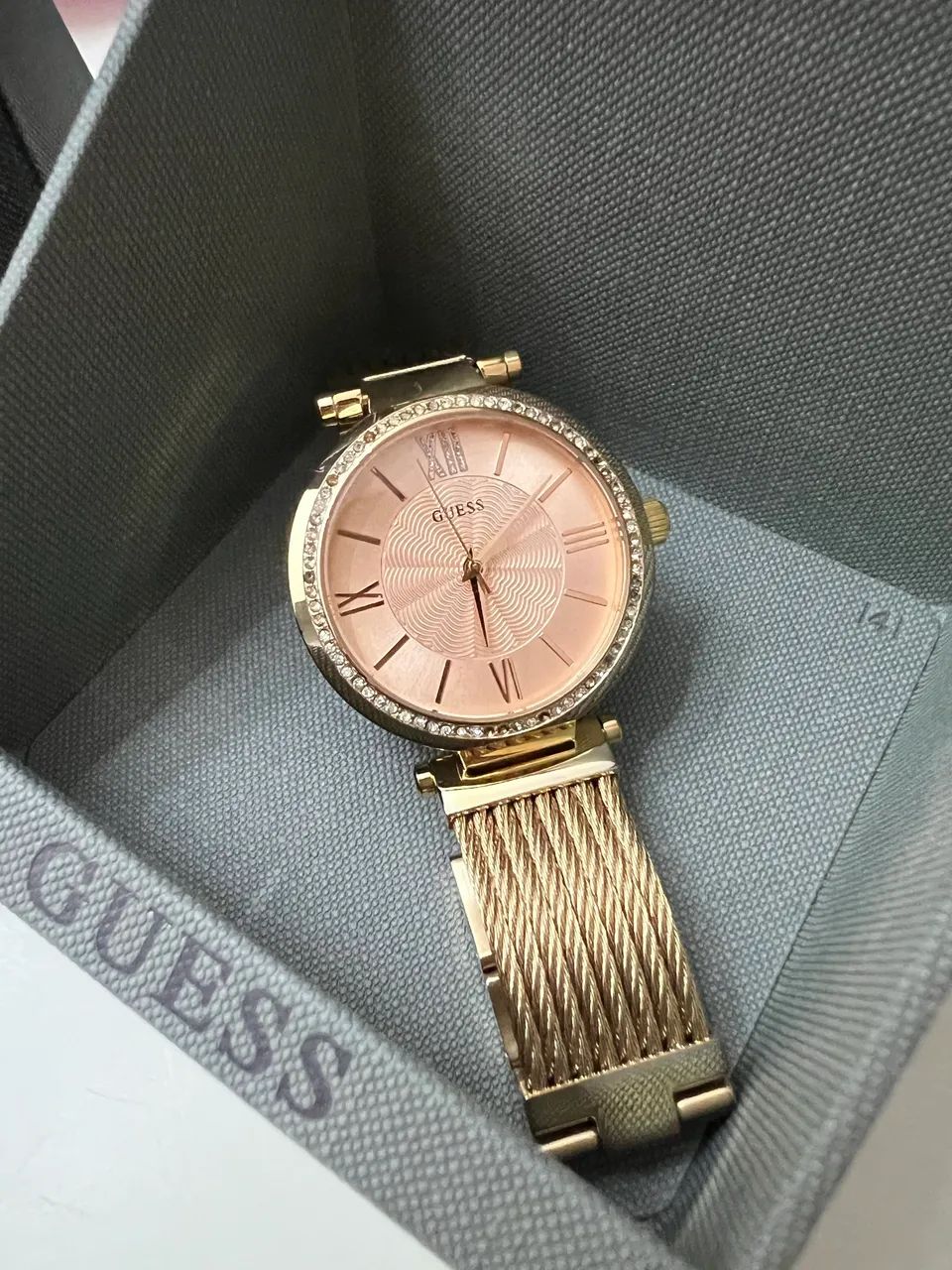 Relógio Guess Feminino Rosé Original - Foto 4