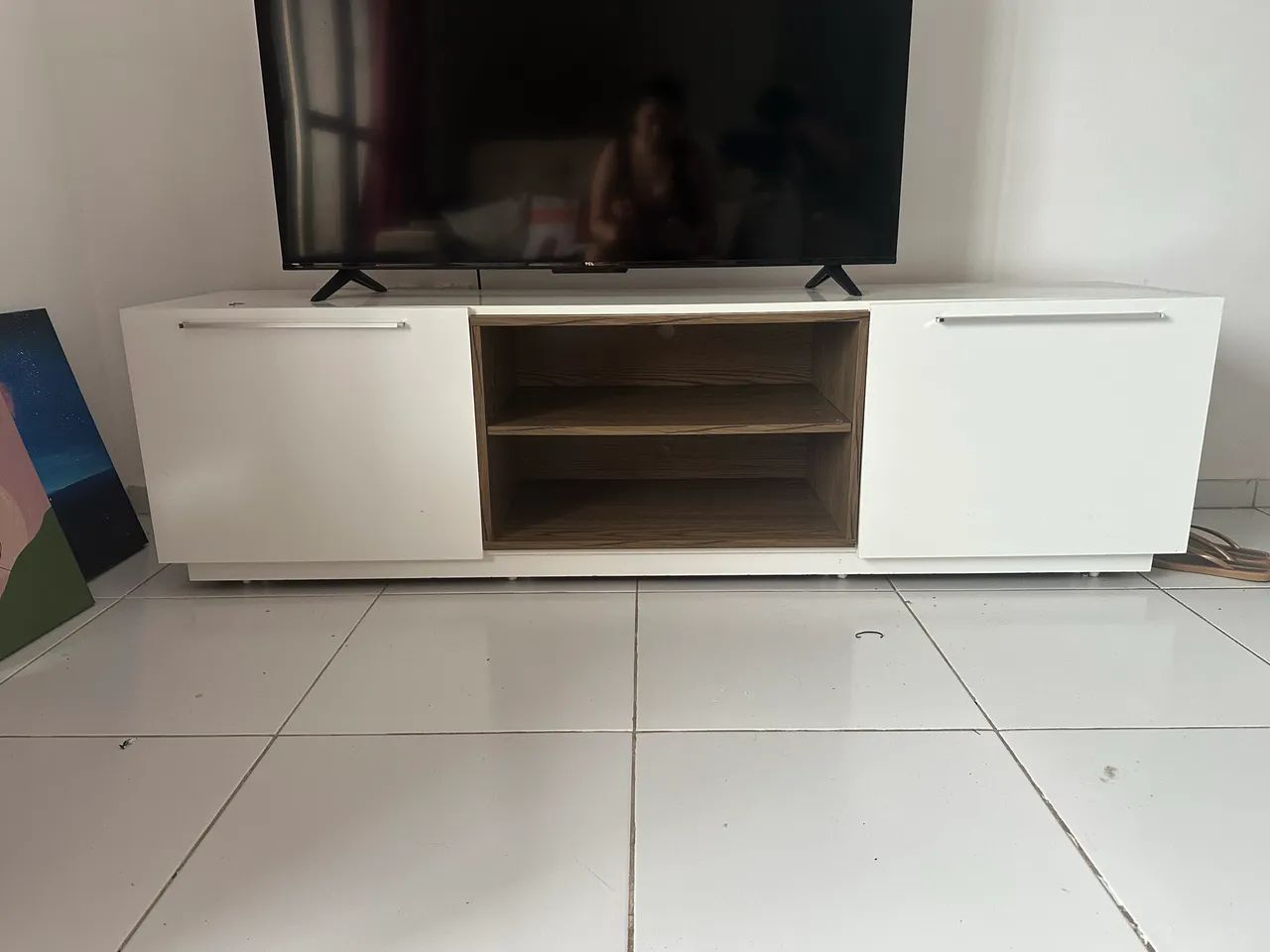 Rack para sala branco  - Foto 2