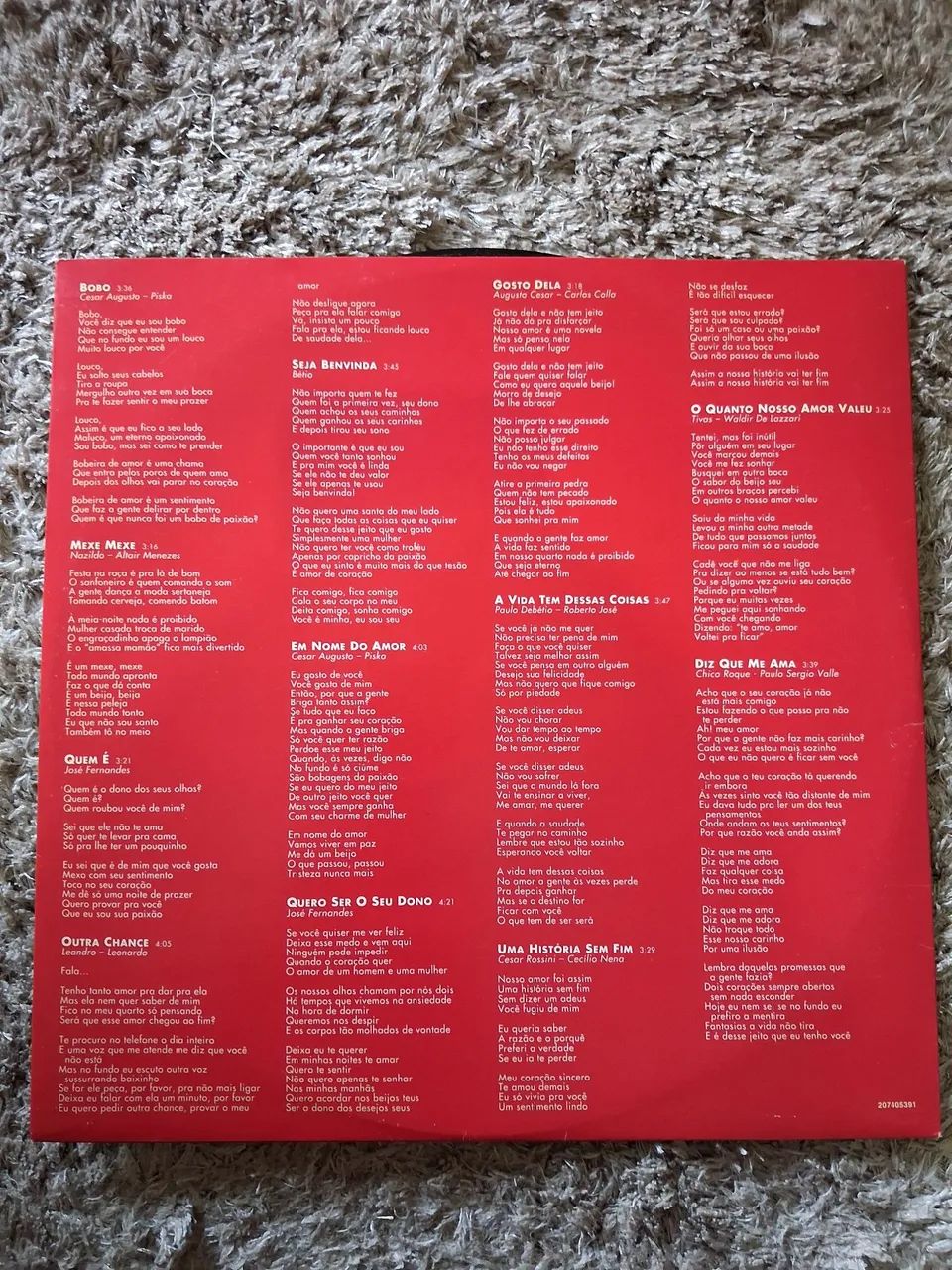 Disco LP - Leandro e Leonardo (1993) - Foto 4