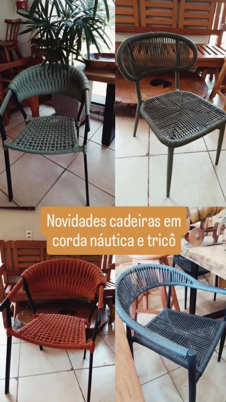Cadeiras Tricô náutico 