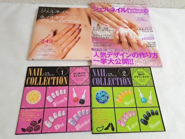 Kit De 4 Revistas De Unhas Decoradas Japonesa E Apllques