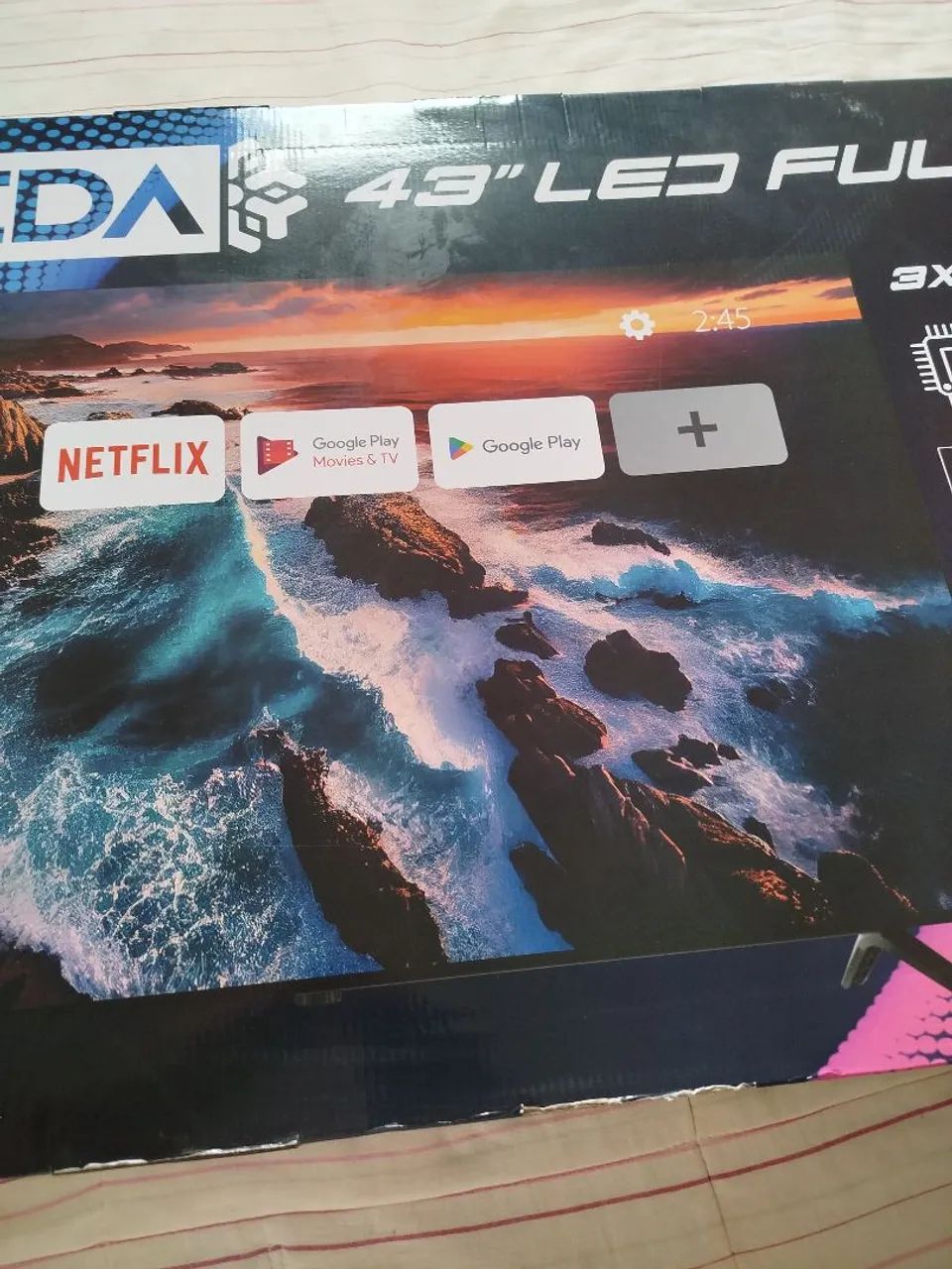 Smart TV Ikeda de 43 polegadas, modelo LED Full HD.  - Foto 5