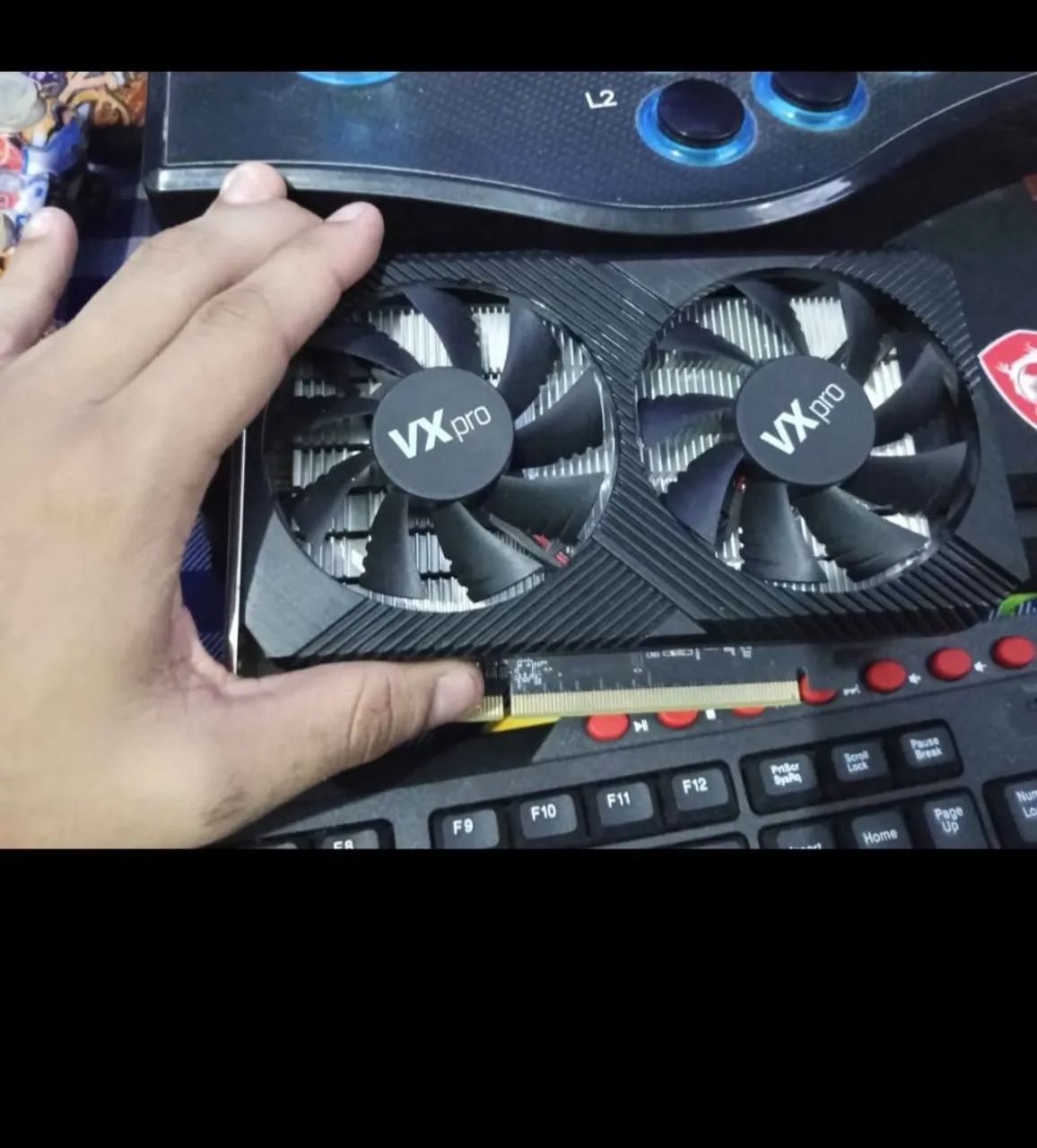 Vendo placa de vídeo RX 550 funcionando perfeitamente 