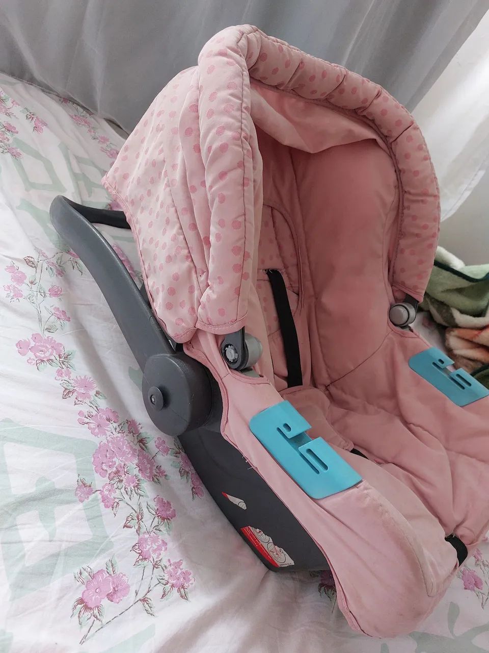 Bebê Conforto Burigotto Evolution até 13 kg - Rosa - Foto 5