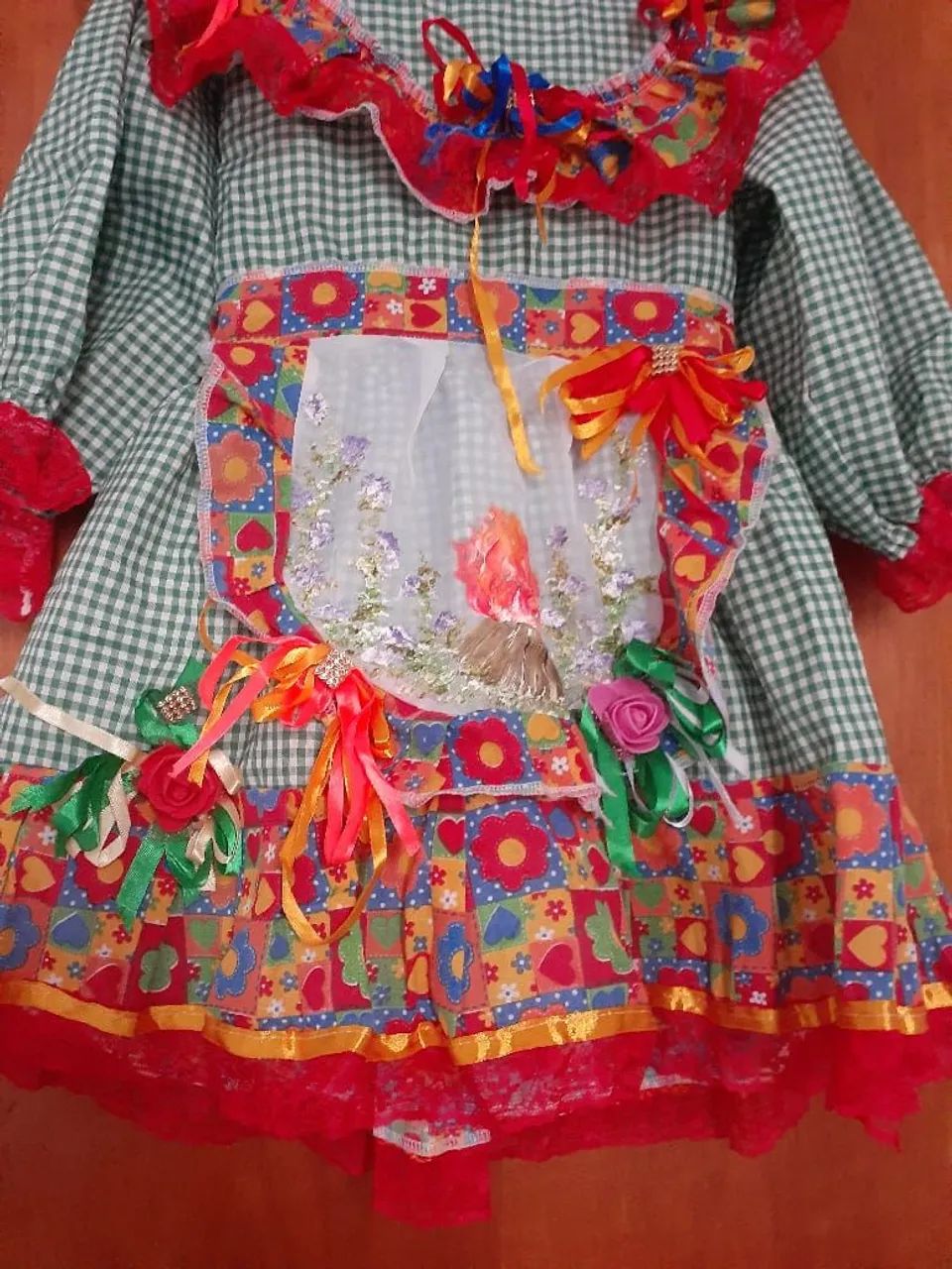 Vestido junino Infantil 6  - Foto 2