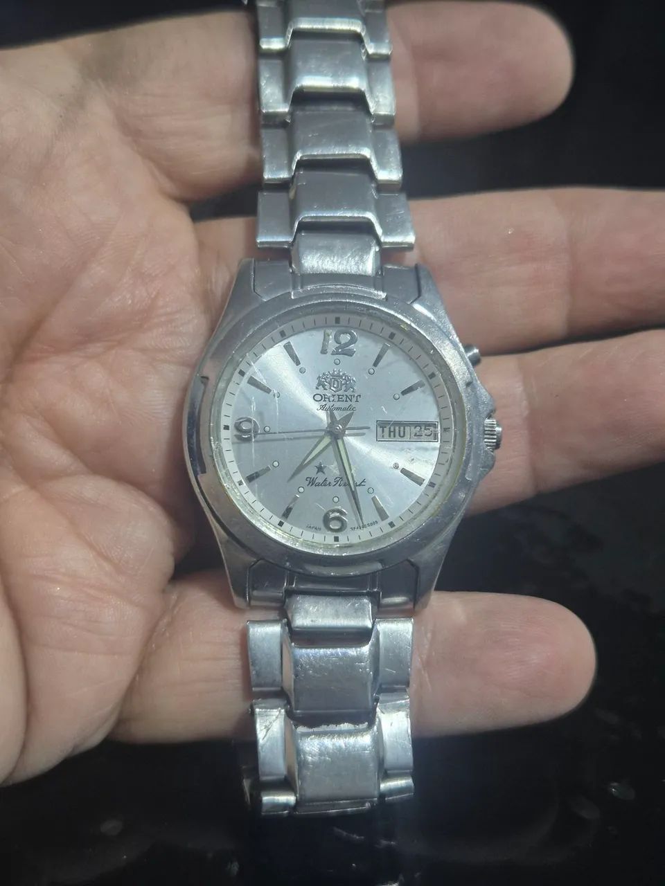 Relógio ORIENT 3 ESTRELAS AUTOMÁTICO   469SS005   PRATA    -    REVISADO - Foto 2
