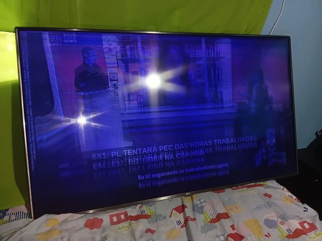 TV 55 LG POLEGADAS C/DEFEITO - Foto 3