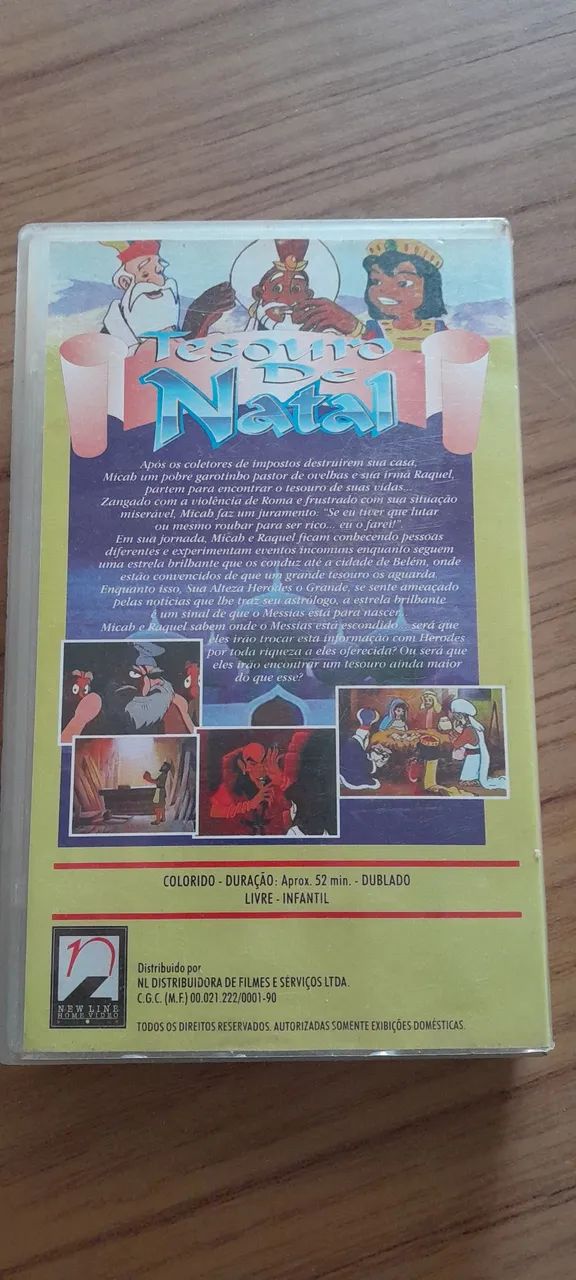 Fita VHS O Tesouro de Natal - Foto 2