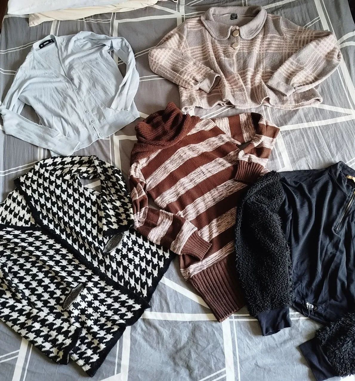 Kit 5 casacos de inverno - M
