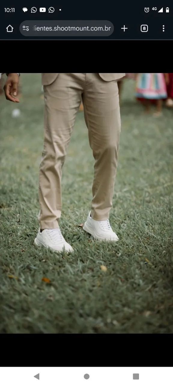 Terno Slim Bege - Moderno e Elegante - Foto 2