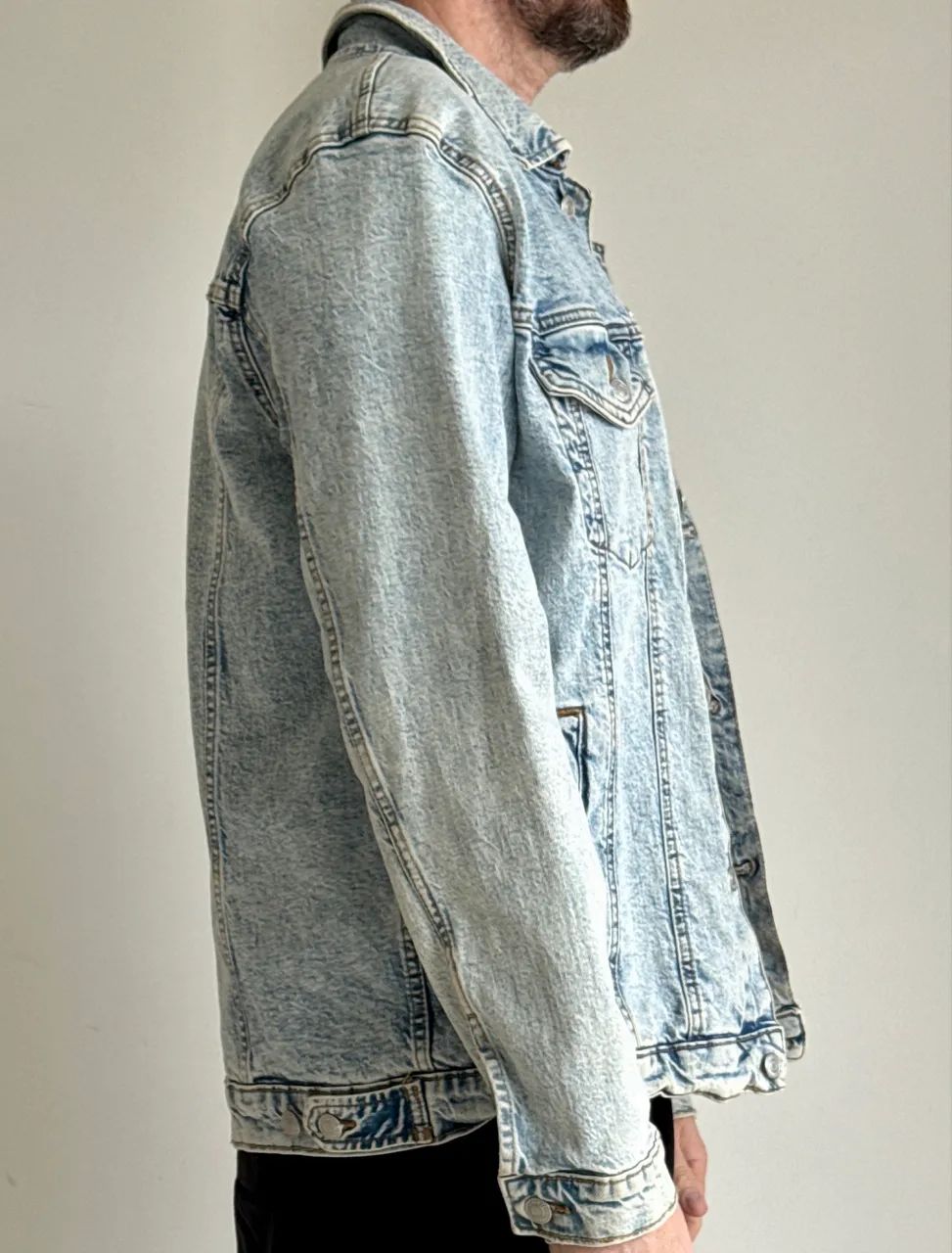 JAQUETA JEANS ZARA TAM G - Foto 3