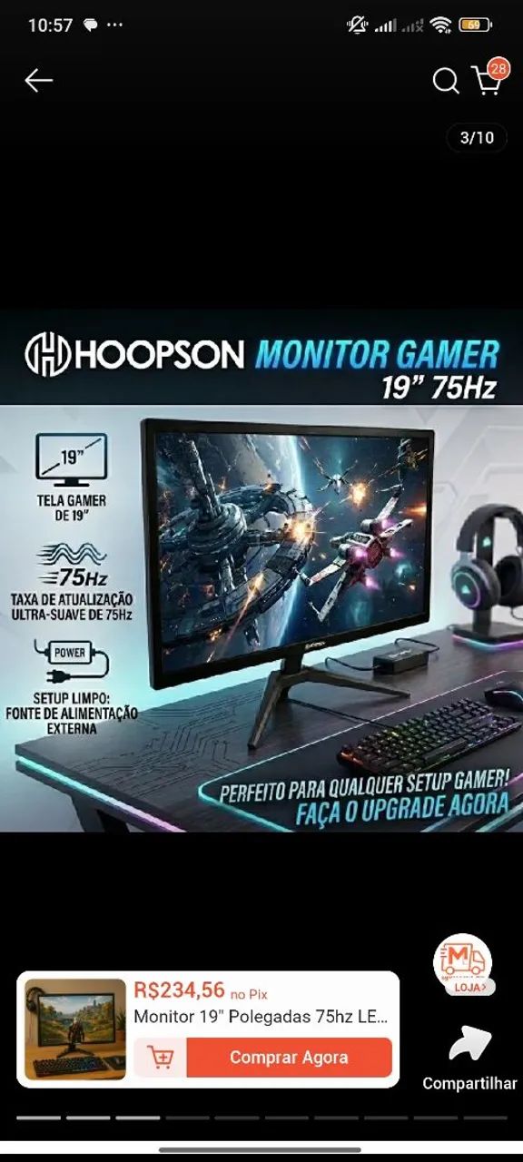monitor 19 polegadas  - Foto 2