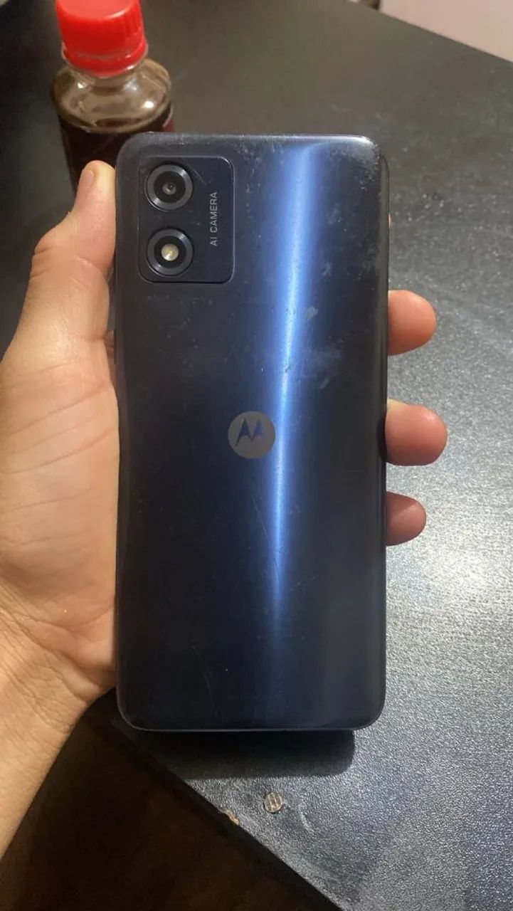 moto e13 pegando tudo apenas trincado  - Foto 3