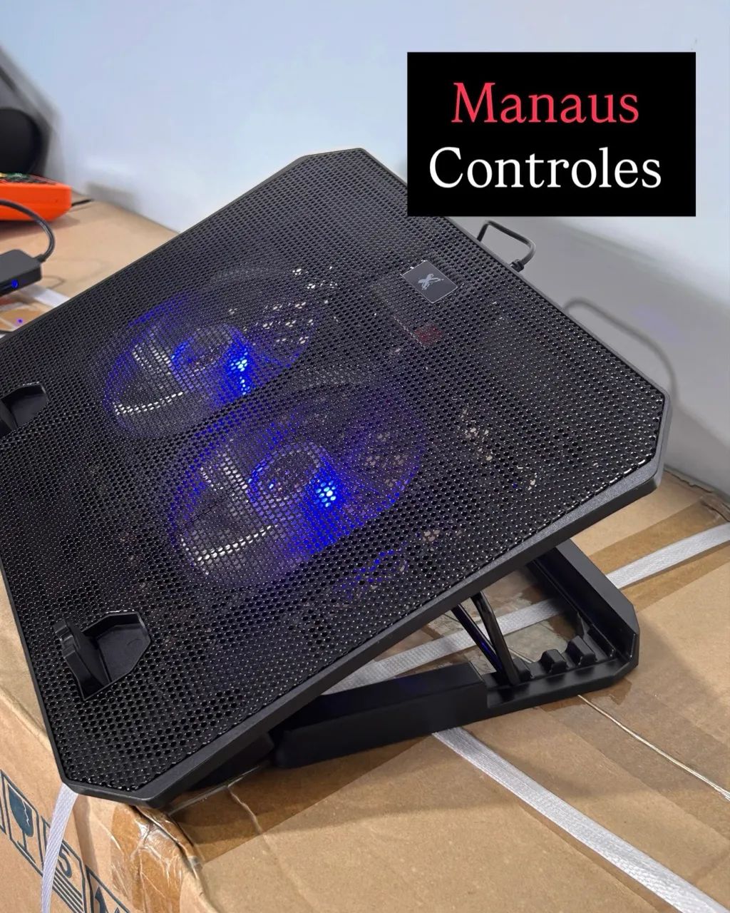Suporte de Notebook MaxPrint 2 Hélices de Ventilação 