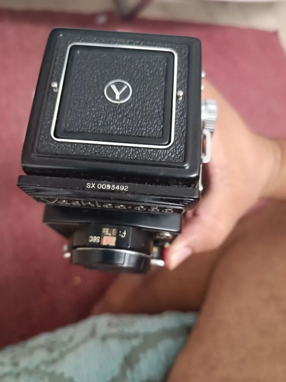 Máquina fotográfica analógica antiga  - Foto 2