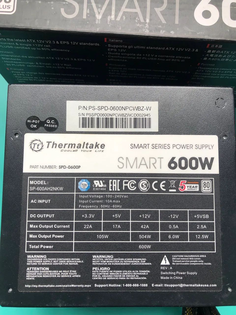 Fonte de Alimentação PC Smart 600w - Foto 3